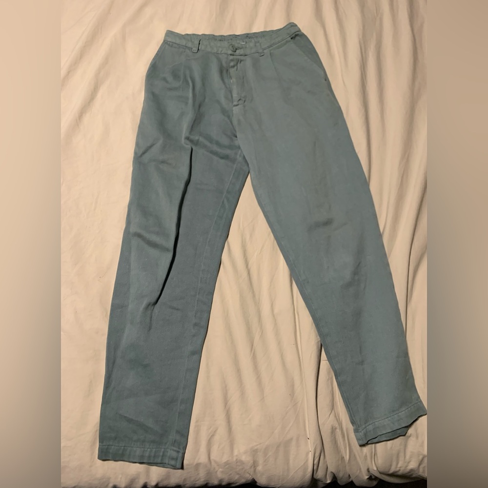 Jungmaven women’s sea foam green Chinos